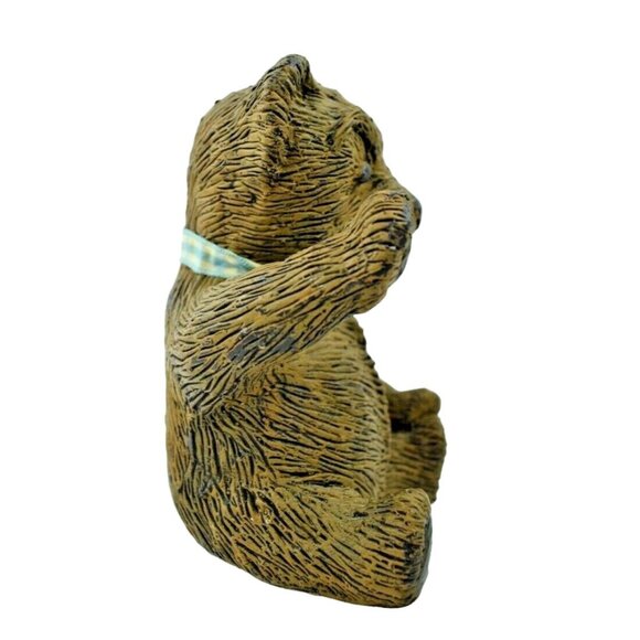 Vintage The Wax Workers Buster B. Bear Decorative Figurine Candle 1984 - Picture 4 of 5